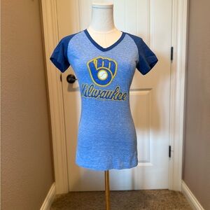MLB Milwaukee Brewers Women's Short Sleeve Tee